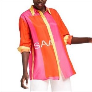 Isaac Mizrahi Silk Blouse